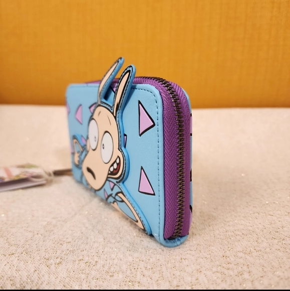 Loungefly Nickelodeon Rockos Modern Life Zip Around Wallet NEW - Picture 6 of 14
